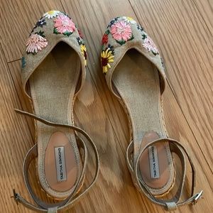 Tabitha Simmons embroidered espadrilles